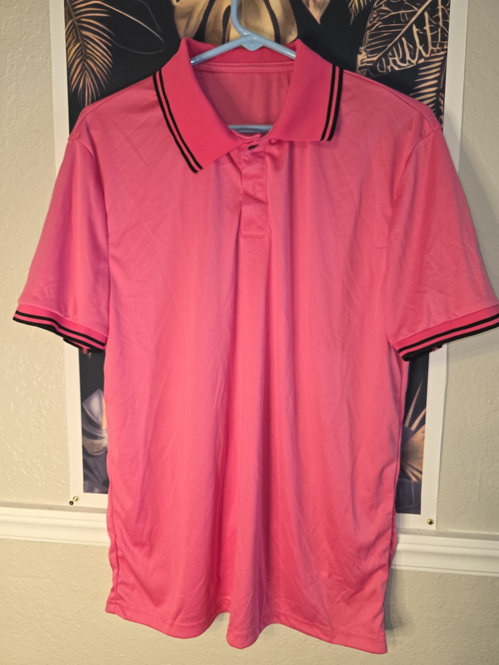 NFINITY Hot Pink Polo with Black Trim
